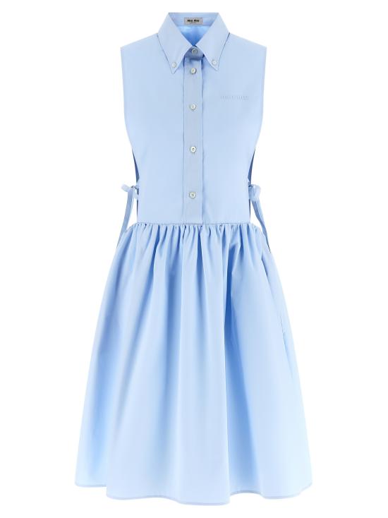 26FW 미우미우 미디 원피스 MF6389SOOO10RGF0013 Light Blue