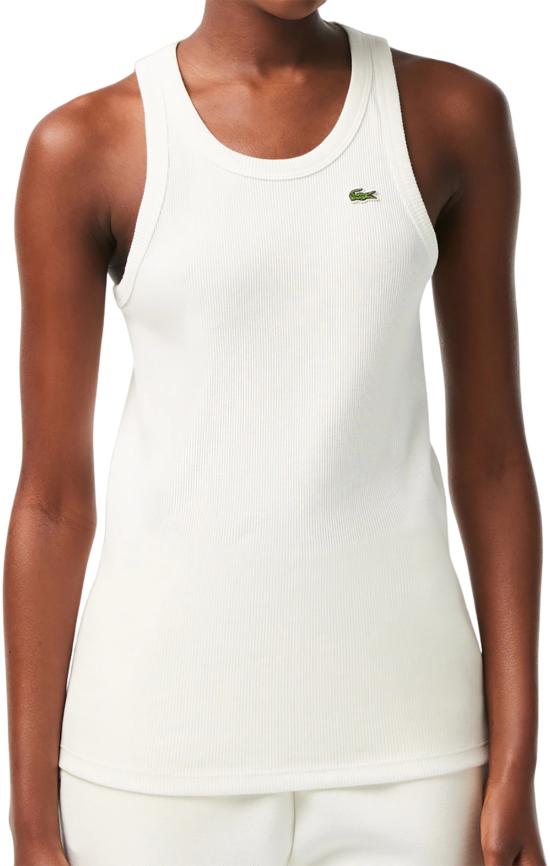 26SS 라코스테 민소매 티셔츠 TF538870V WHITE - LACOSTE