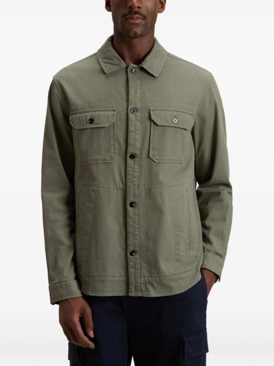 26SS 울리치 긴팔 셔츠 CFWOOS2036MR UT52886667 Verde - WOOLRICH