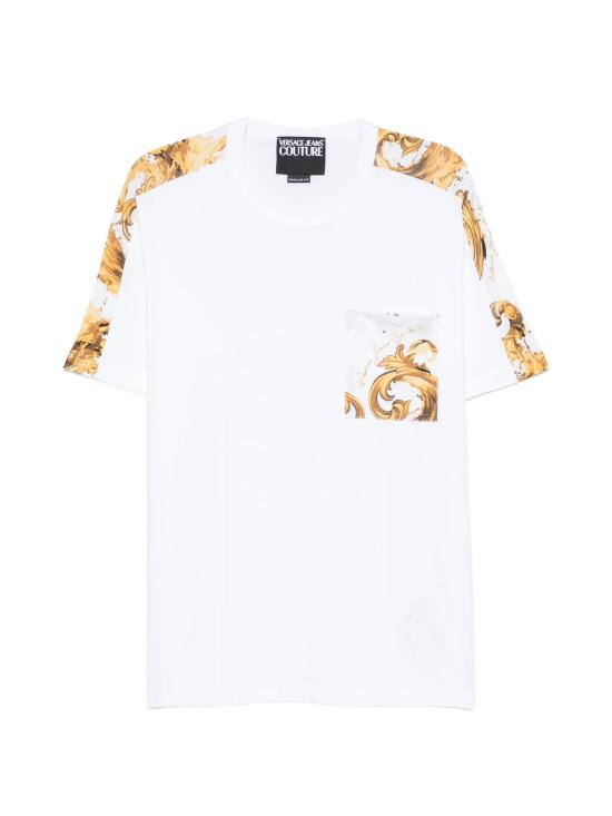 26SS 베르사체 반팔 티셔츠 80GAH612 JS543G03 White