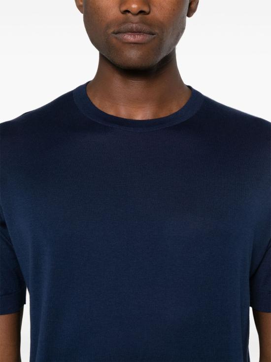 26SS 존스메들리 반팔 티셔츠 KEMPTON NAVY Blue - JOHN SMEDLEY