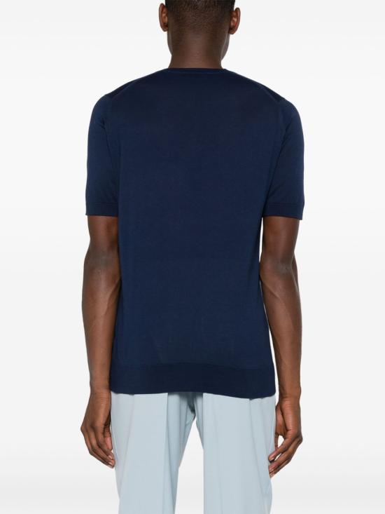 26SS 존스메들리 반팔 티셔츠 KEMPTON NAVY Blue - JOHN SMEDLEY