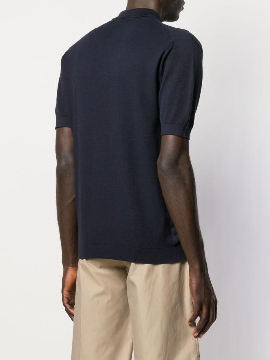 26SS 존스메들리 폴로 티셔츠 ROTH FRENCHNAVY Blue - JOHN SMEDLEY