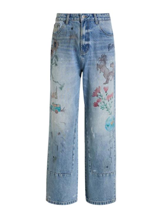 26SS 파운드 데님 팬츠 FOSS26DP06012 6371 Denim chiaro