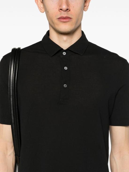 26SS 드루모어 폴로 티셔츠 DTJ202B 690 Black - DRUMOHR