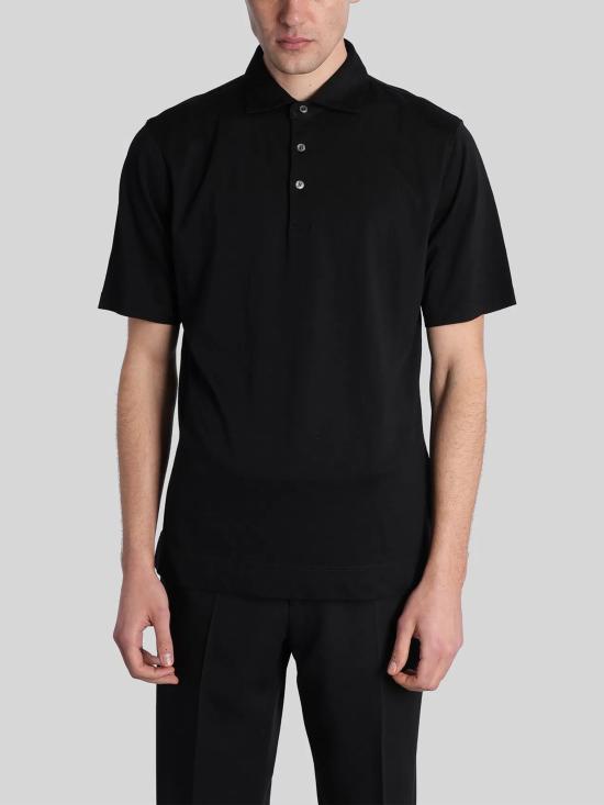 26SS 라르디니 폴로 티셔츠 CNLPMC99 CN64051999 Black - LARDINI