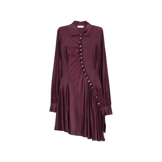 26FW 파코라반 미디 원피스 26AJRO377 VI0267 P534 PURPLE