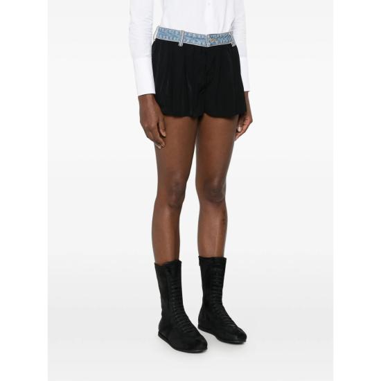 26FW 알렉산더 왕 숏팬츠 1WC3264045 001 BLACK - ALEXANDER WANG