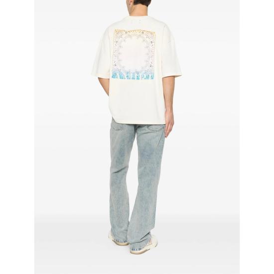 26FW 아미리 반팔 티셔츠 AMTOJR1153 IVORY NEUTRALS - AMIRI