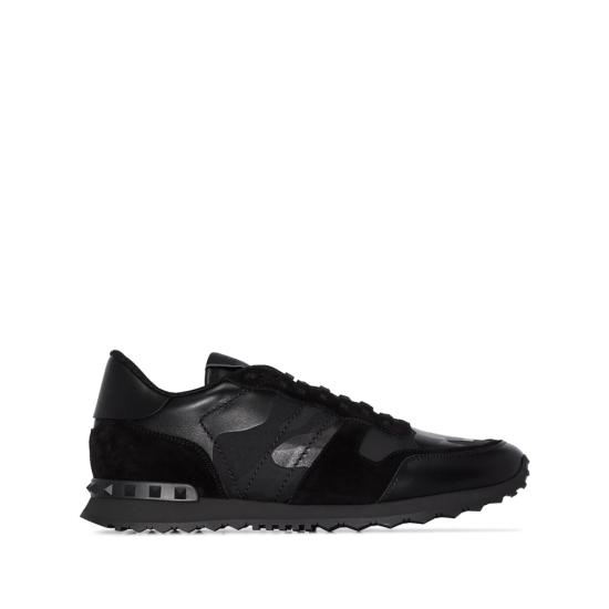 26SS 발렌티노 가라바니 카무플라주 느와르 락러너 스니커즈 8Y2S0723NSD 0NO BLACK