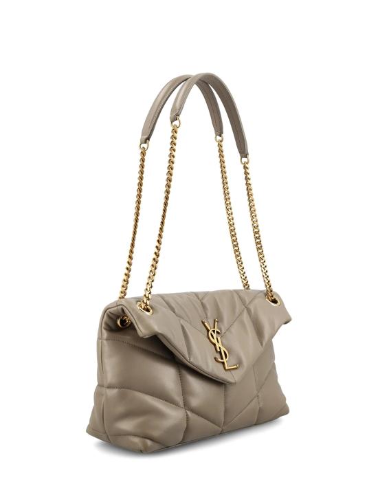 26SS 생로랑 루루 푸퍼 스몰 체인 백 5774761EL071799 Brown - SAINT LAURENT
