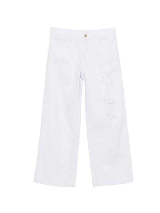 26SS [키즈] 미스블루마린 스트레이트 팬츠 BFPA0390 CF050B000 WHITE