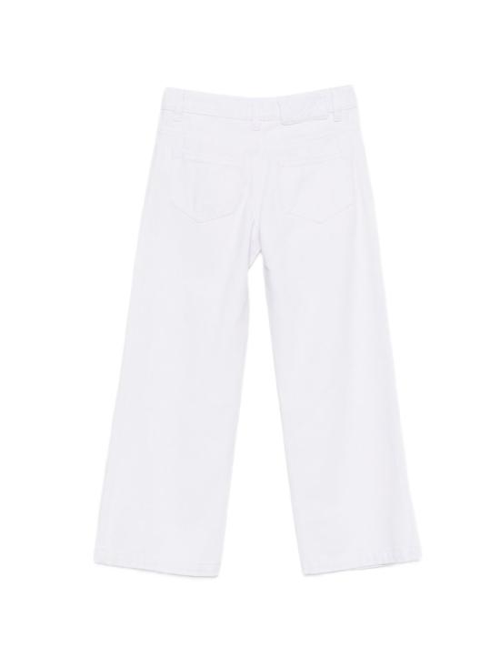 26SS [키즈] 미스블루마린 스트레이트 팬츠 BFPA0390 CF050B000 WHITE - MISS BLUMARINE