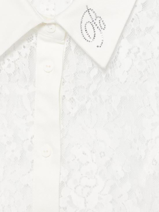 26SS [키즈] 미스블루마린 셔츠 BFCA0230 RI008000 White - MISS BLUMARINE