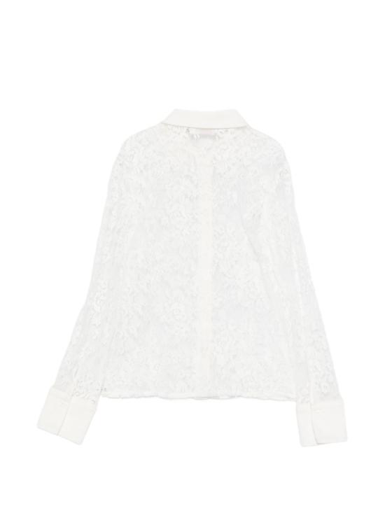 26SS [키즈] 미스블루마린 셔츠 BFCA0230 RI008000 White - MISS BLUMARINE