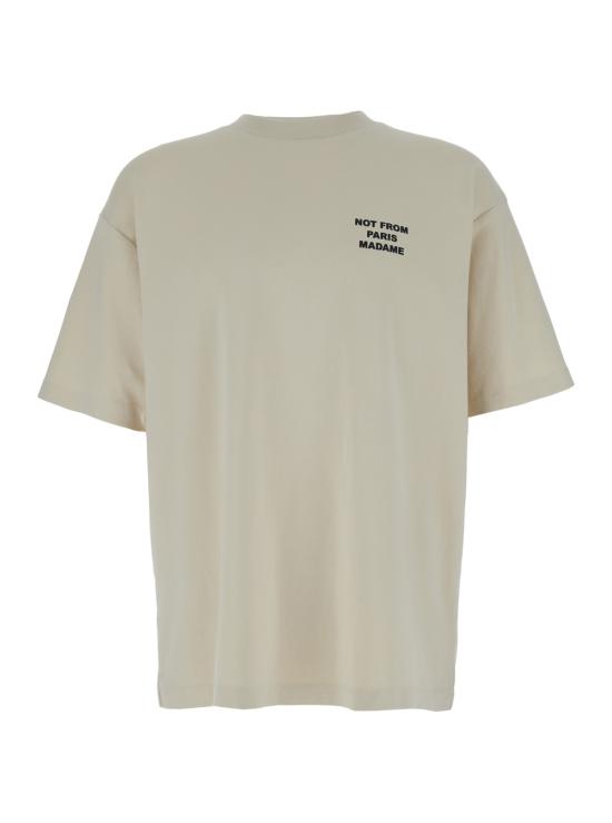 26FW 드롤드무슈 반팔 티셔츠 PERMTS203CO002MT Beige