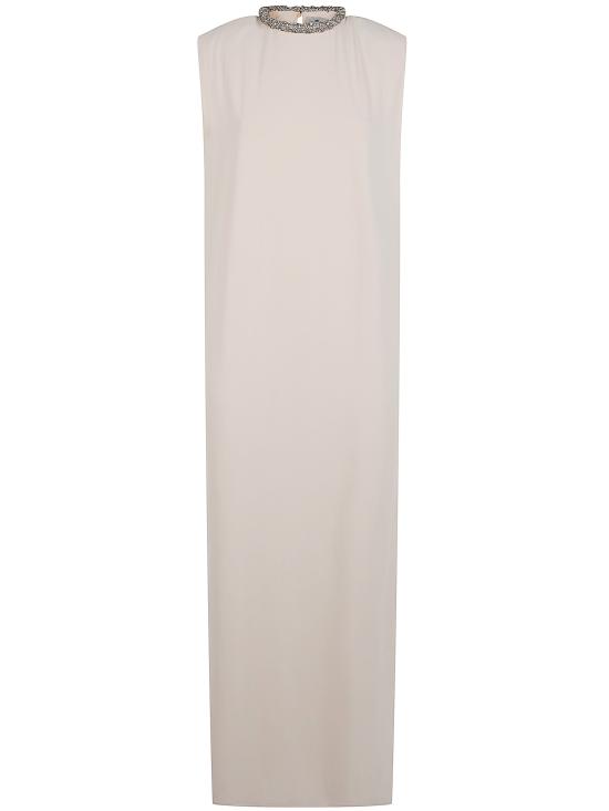26SS 엘리자베타프랜치 롱 원피스 AR83J62E2 FB 6 BUTTER CRYSTAL