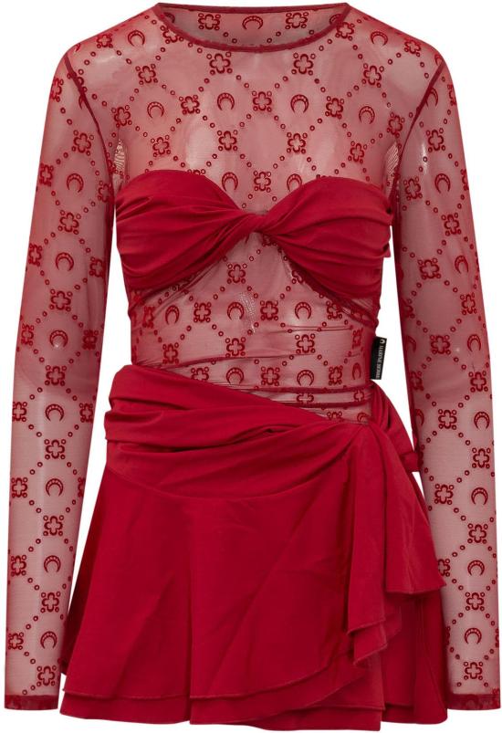 26SS 마린세르 숏 원피스 WDR470ACJER0005RD11 RED