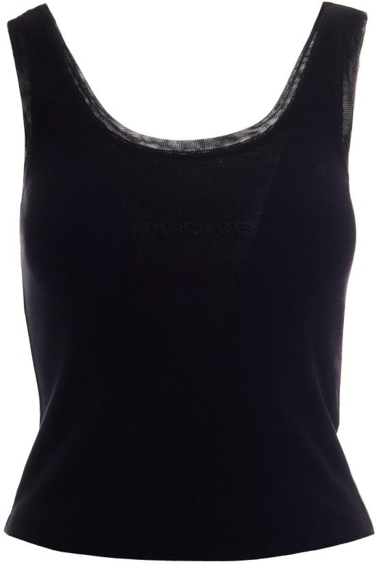 26SS 파트리지아페페 민소매 티셔츠 2M4523J407K103 BLACK