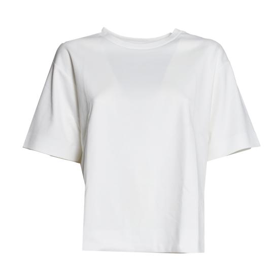 26SS 위켄드막스마라 멀티드 오가닉 코튼 반팔 티셔츠 2615941031600 001 Bianco