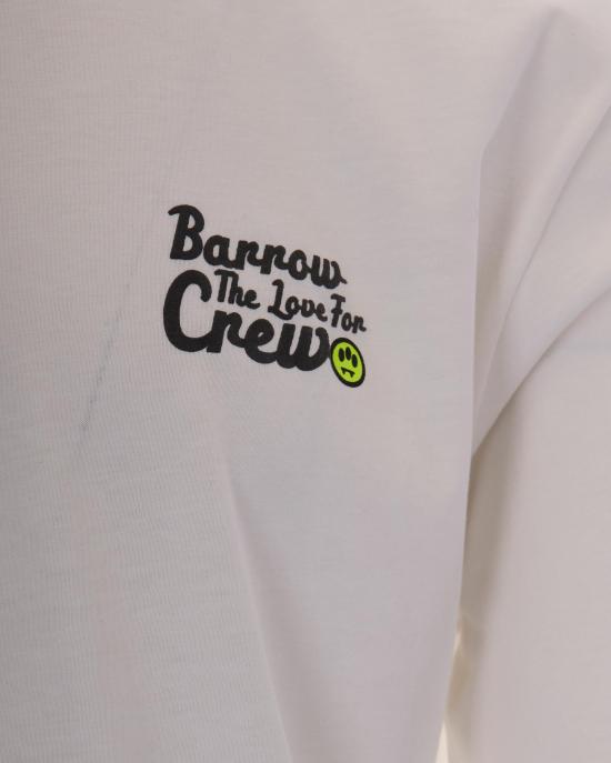 26SS 바로우 반팔 티셔츠 S6BWUATH077412 WHITE - BARROW