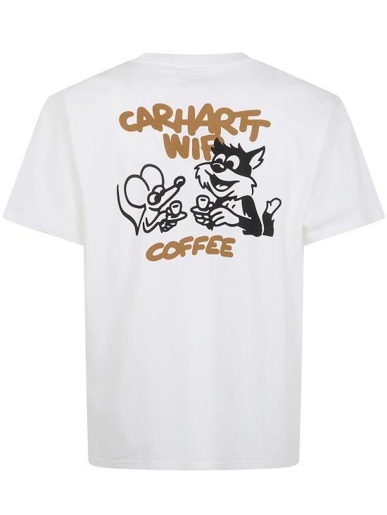 26FW 칼하트 WIP 반팔 티셔츠 I037446 02XX WHITE - CARHARTT WIP