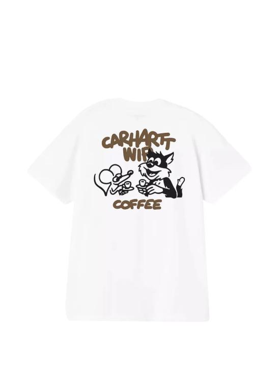 26FW 칼하트 WIP 반팔 티셔츠 I037446 02XX WHITE - CARHARTT WIP