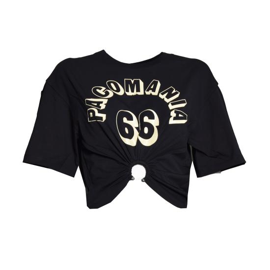 26SS 파코라반 반팔 티셔츠 26PJTE030CO0555 P001 Nero
