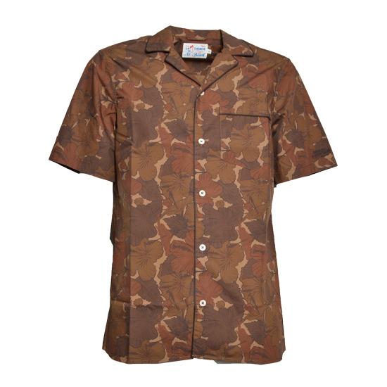 26SS 세인트바쓰 반팔 셔츠 KALE004 00949L18 Marrone