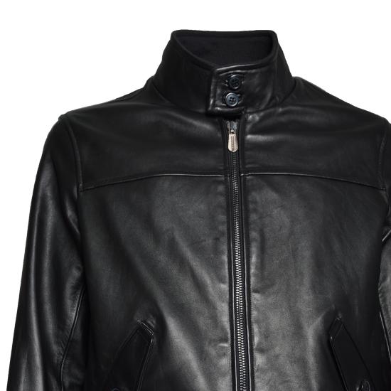26SS 블루소토 가죽 자켓 P346NAPPA NERO Nero - BLUSOTTO