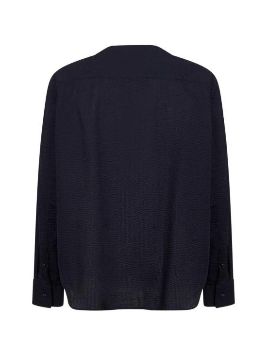 26SS 조르지오 아르마니 긴팔 셔츠 GM003497TE11186UB115 Black - GIORGIO ARMANI