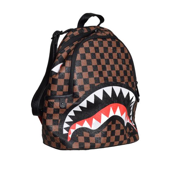 26SS 스프레이그라운드 백팩 910B8233NSZ SCACCHIMARRONE Nero marrone - SPRAYGROUND