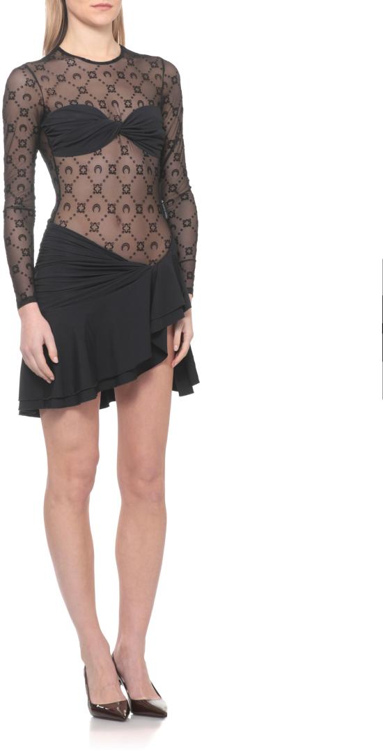 26SS 마린세르 숏 원피스 WDR470ACJER0005BK99 BLACK - MARINE SERRE