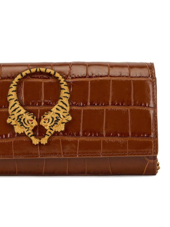 26SS 로베르토 카발리 크로스백 WKA007 PZ97503520 Brown - ROBERTO CAVALLI