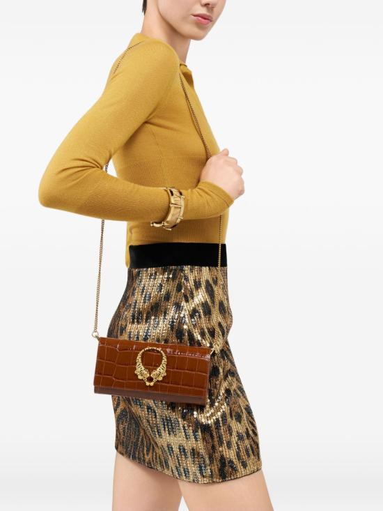 26SS 로베르토 카발리 크로스백 WKA007 PZ97503520 Brown - ROBERTO CAVALLI
