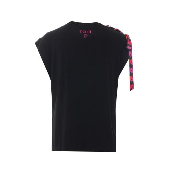 26SS 푸찌 민소매 티셔츠 6HTP40 6H990999 Black - PUCCI