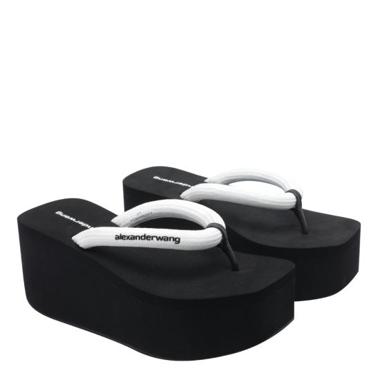 26FW 알렉산더 왕 뮬/슬리퍼 30326S024 100 White - ALEXANDER WANG
