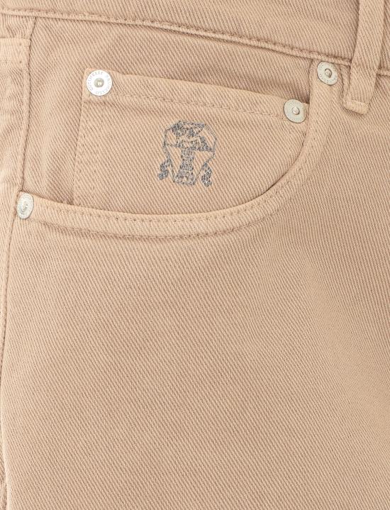 26SS 브루넬로 쿠치넬리 스트레이트 팬츠 M237PO1090 C7501 Beige - BRUNELLO CUCINELLI