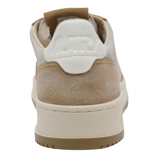 26FW 오트리 메달리스트 로우 레더 스니커즈 AULW YB01 Beige - AUTRY