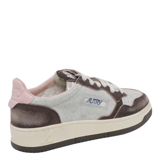 26FW 오트리 메달리스트 로우 레더 스니커즈 AULW YB02 Brown - AUTRY