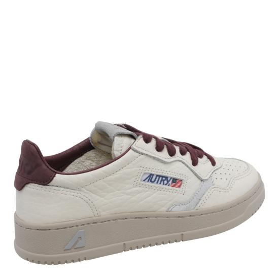 26FW 오트리 메달리스트 로우 레더 스니커즈 AULW NE19 WHITE - AUTRY