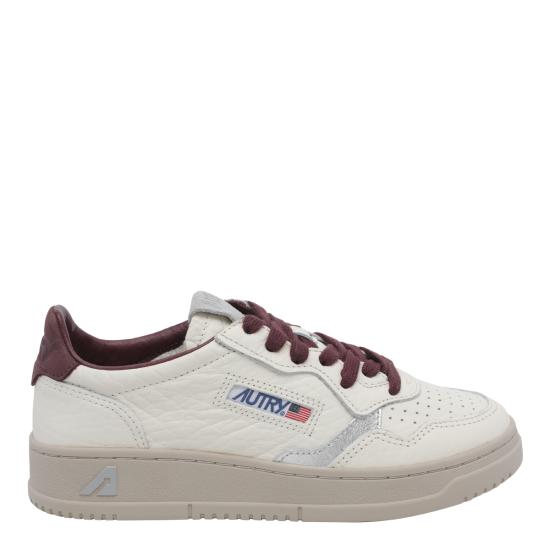 26FW 오트리 메달리스트 로우 레더 스니커즈 AULW NE19 WHITE