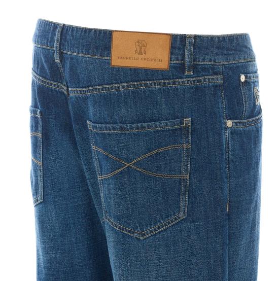 26SS 브루넬로 쿠치넬리 데님 팬츠 M0Z37X1290 C1468 Blue - BRUNELLO CUCINELLI