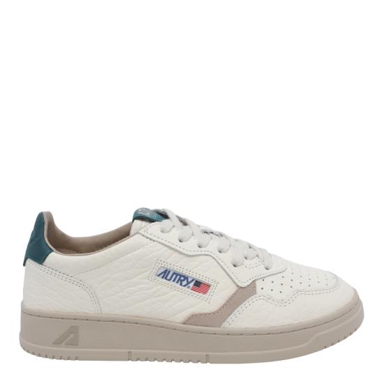 26FW 오트리 메달리스트 로우 스니커즈 AULM NE18 White