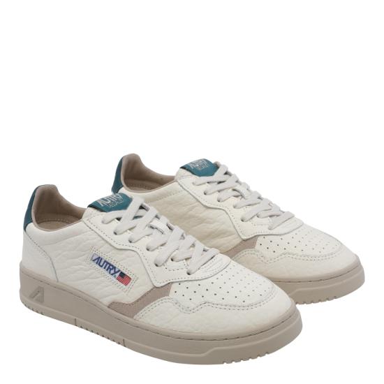 26FW 오트리 메달리스트 로우 스니커즈 AULM NE18 White - AUTRY