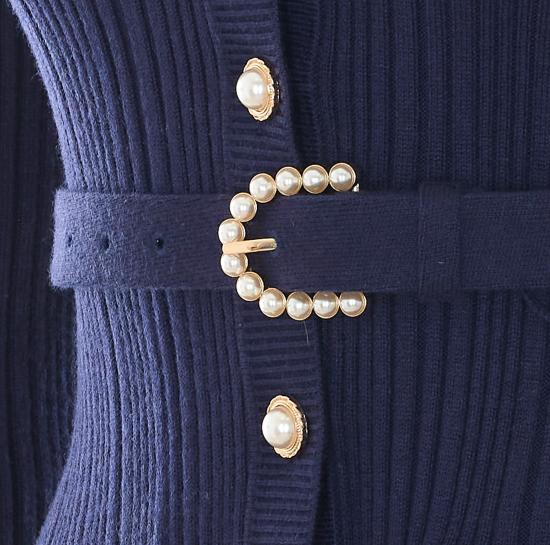 26FW 셀프 포트레이트 가디건 131C NAVY Blue - SELF PORTRAIT