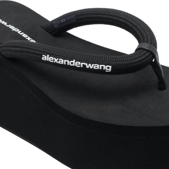 26FW 알렉산더 왕 뮬/슬리퍼 30326S024 001 Black - ALEXANDER WANG