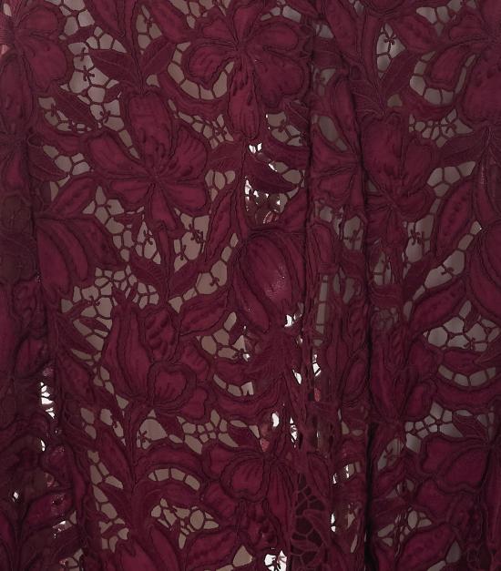 26FW 셀프 포트레이트 롱 원피스 107M BURGUNDY Red - SELF PORTRAIT
