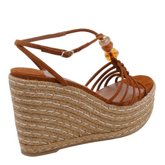26FW 지미추 샌들 LEMI WEDGE 100 IPVTAN MIX Brown - JIMMY CHOO