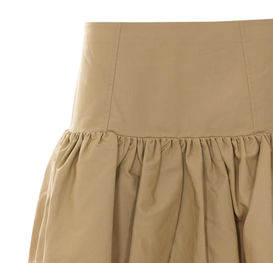 26SS 가니 미디 스커트 A1090243 ZZR Beige - GANNI
